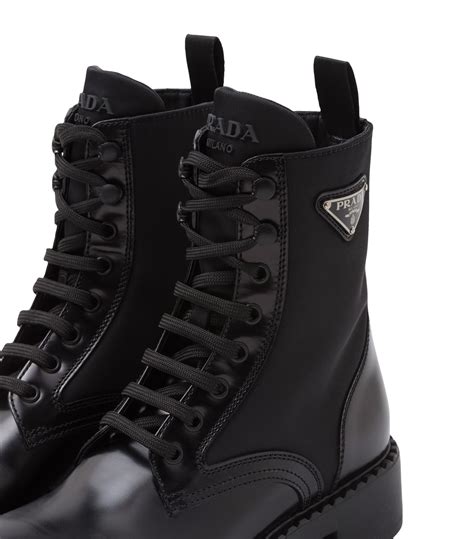 prada leather biker boots|prada genuine leather boots.